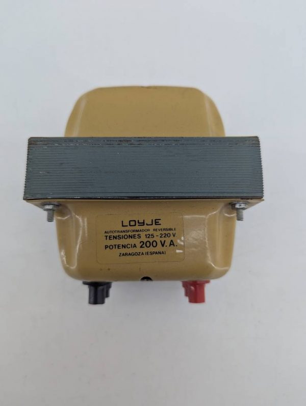 TRANSFORMADOR LOYJE 200 V.A. - Imagen 2