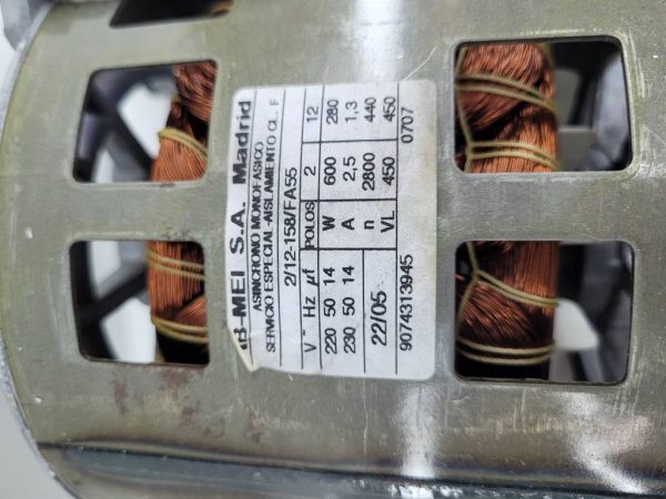 MOTOR DE LAVADORA BEKO WMB 61011FM - Imagen 2