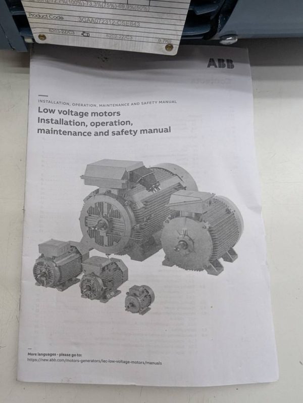 MOTOR ABB M3AA71B 4 IMB 4/IM3601 - Imagen 8