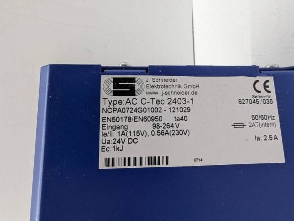 FUENTE DE ALIMENTACIÓN EL C-TEC 2403-1 - Imagen 3