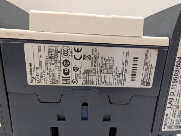CONTACTOR DE CA ZDIEVYPP 250A - Imagen 6